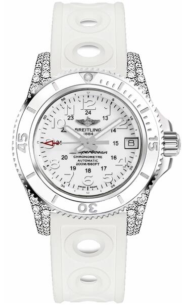 Review Breitling Store Superocean II 36 A1731267-A775-230S Replica watches